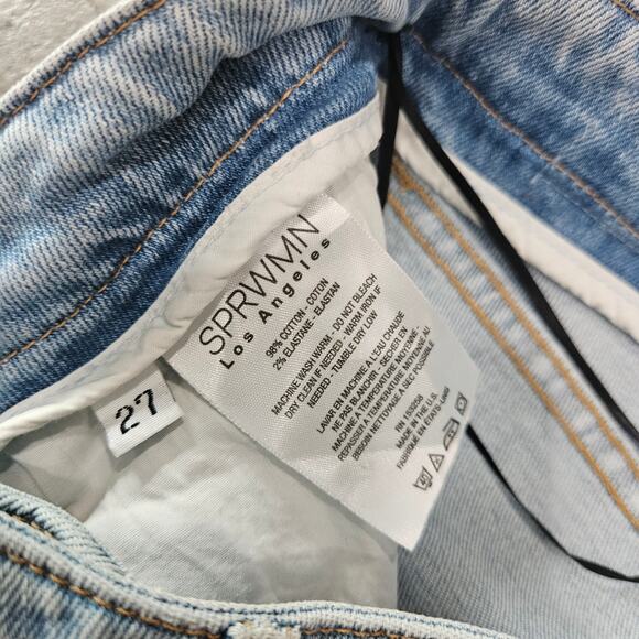 SPRWMN Françoise Micro Flare Denim Jeans Size 27 Nwt - Picture 5 of 7